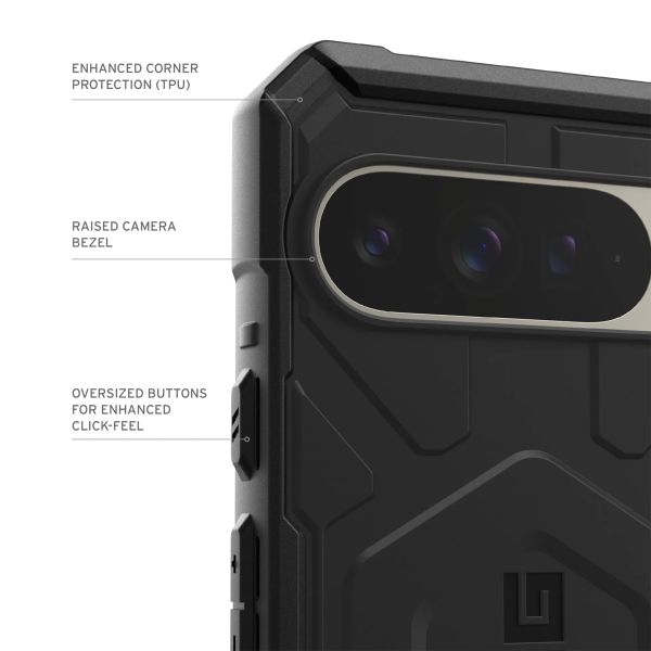 UAG Pathfinder Back Cover Magnet für das Google Pixel 9 Pro XL - Black