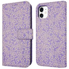 imoshion ﻿Design Klapphülle für das iPhone 11 - Purple White Flowers