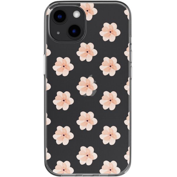 imoshion Design Hülle iPhone 13 - Floral Peach