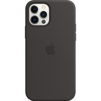 Apple Silikon-Case MagSafe Apple iPhone 12 (Pro) - Black