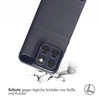 imoshion Brushed Back Cover Motorola Edge 70 Fusion - Dunkelblau