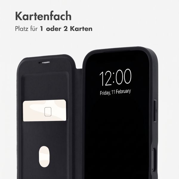 imoshion Transparente Bookcase mit MagSafe Apple iPhone 18 Pro Max / 17 Pro Max - Schwarz