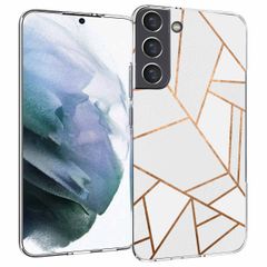 imoshion Design Hülle Samsung Galaxy S22 Plus - White Graphic