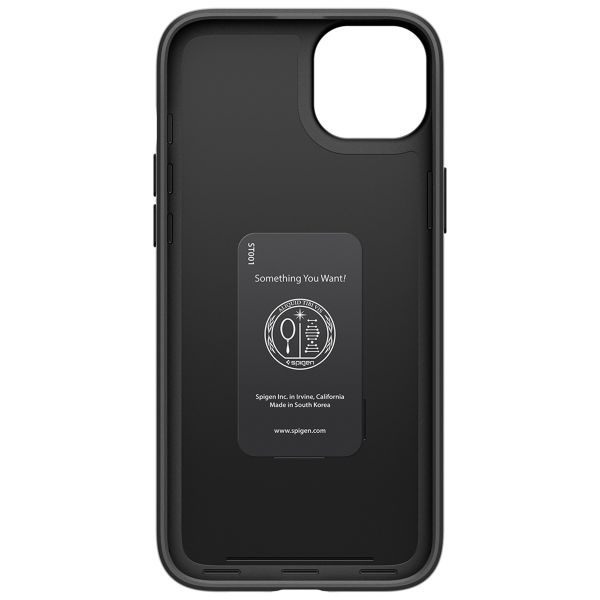 Spigen Thin Fit™ Hardcase für das iPhone 15 - Schwarz