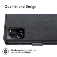 imoshion Luxuriöse Klapphülle Xiaomi Poco X5 Pro 5G - Schwarz