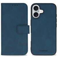 imoshion Entfernbare 2-1 Luxus Klapphülle für das Apple iPhone 16 - Blau