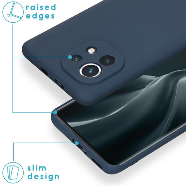 imoshion Color TPU Hülle für das Xiaomi Mi 11 - Dunkelblau