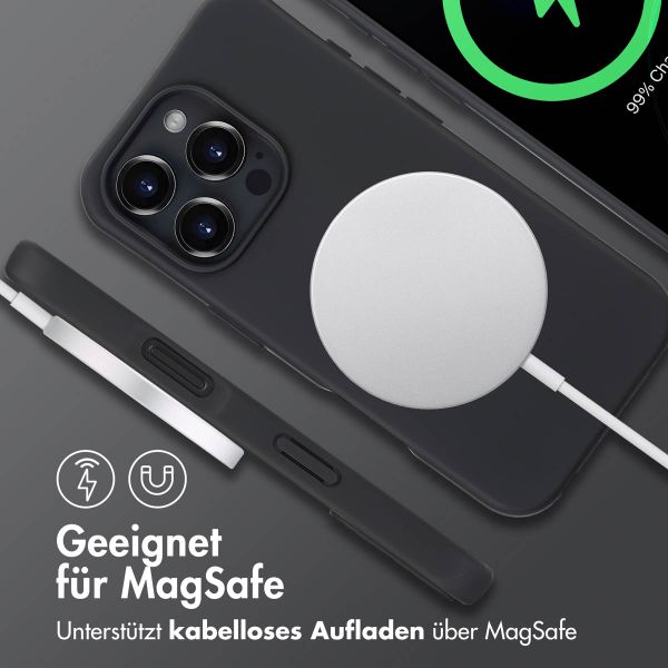 imoshion Color Backcover mit abnehmbarem Handykette und MagSafe Apple iPhone 16 Pro - Schwarz