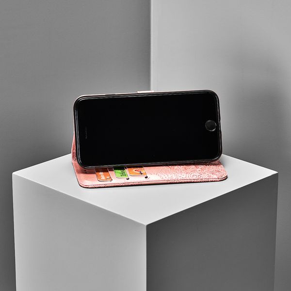 Mandala Klapphülle Rosa für das Huawei P30 Lite