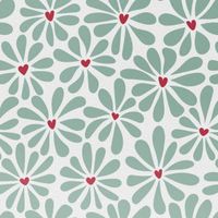 imoshion Design Hülle Samsung Galaxy A17 - Bloom Love Sage Green