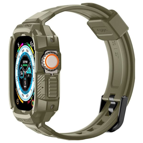 Spigen Rugged Armor™ Pro Case für die Apple Watch Ultra (2) - 49 mm - Khaki