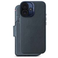Decoded 2 in 1 Leather Klapphülle MagSafe Apple iPhone 16 - Navy