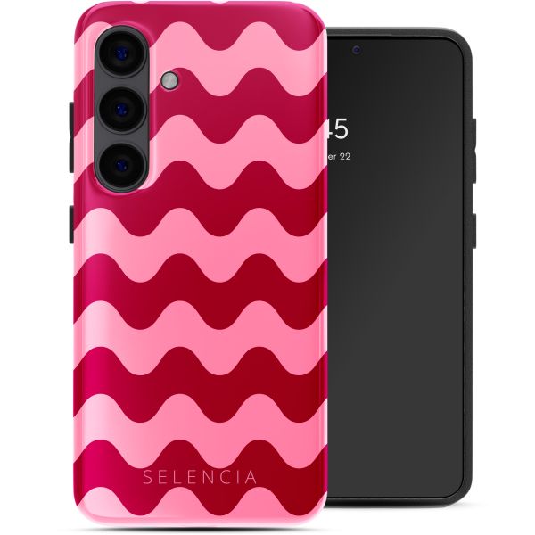 Selencia Vivid Tough Back Cover für das Samsung Galaxy S24 - Wave Vibes Lipstick