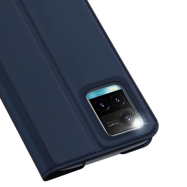 Dux Ducis Slim TPU Klapphülle für das Vivo Y21/Y21s/Y21G/Y33s - Dunkelblau