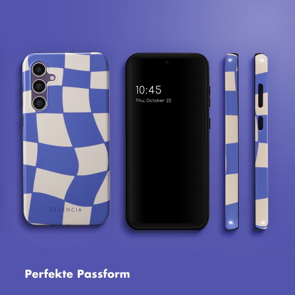 Selencia Vivid Back Cover Samsung Galaxy S23 FE - Groovy Sapphire Blue