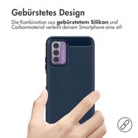 imoshion Brushed Back Cover für das Nokia G42 - Dunkelblau