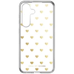 iDeal of Sweden Clear Case für das Samsung Galaxy S24 - Golden Hearts