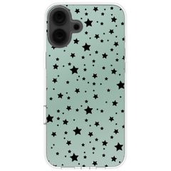 imoshion Design Hülle Apple iPhone 16 - Stars Mint