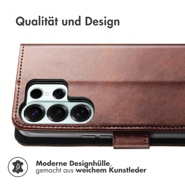 imoshion Luxuriöse Klapphülle Samsung Galaxy S26 Ultra - Dunkelbraun