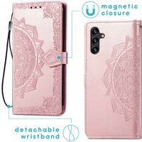 imoshion Mandala Klapphülle für das Samsung Galaxy A13 (5G) / A04s - Rose Gold