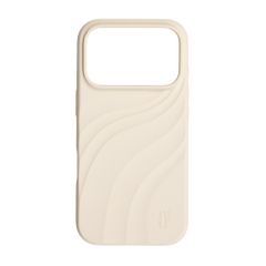 iDeal of Sweden Soft Swirl Silicone MagSafe Hülle Apple iPhone 17 Pro Max - Cloud Dancer