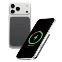 Empower by PanzerGlass Empower Bank Powerbank 5.000 mAh - Kabellose Powerbank - MagSafe und Qi2 - Space Black