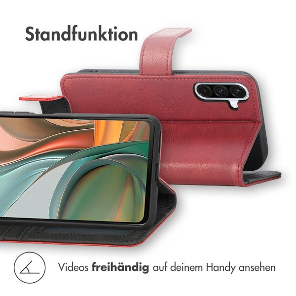 imoshion Luxuriöse Klapphülle Samsung Galaxy A36 - Rot