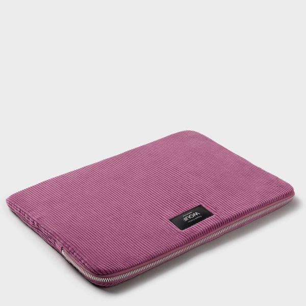 Wouf Cord Laptop Hülle 13-14 Zoll - Laptop Sleeve - Mauve