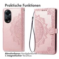 imoshion Mandala Klapphülle für das Oppo A98 - Rose Gold