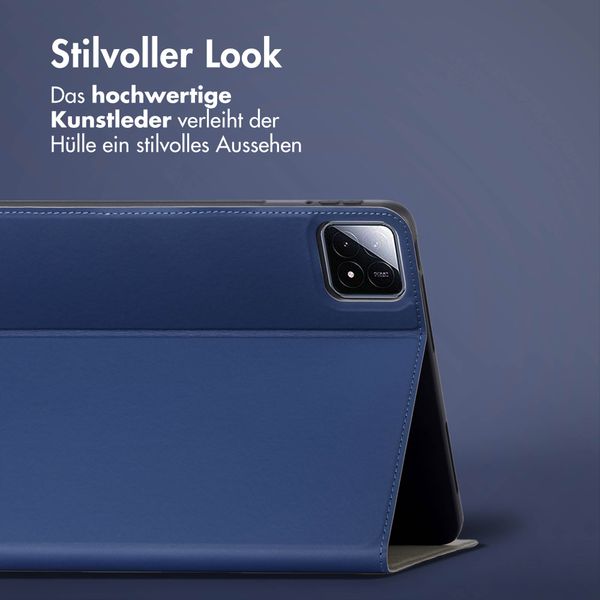 Accezz Classic Klapphülle Xiaomi Pad 6S Pro 12.4 - Dunkelblau