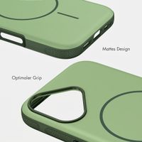 imoshion Color Backcover mit Thin MagSafe Ring Apple iPhone 16 - Dunkelgrün