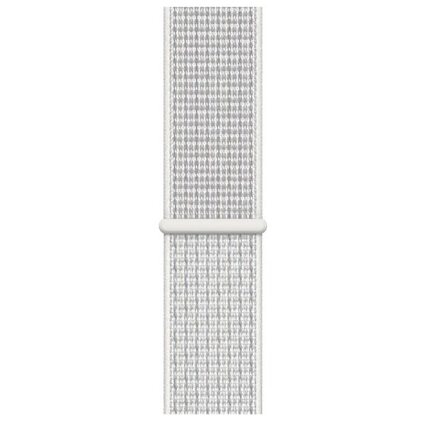 Apple Nike Sport Loop Armband für das  Apple Watch Series 1 t/m 11 / SE / Ultra (44/45/46/49 mm) - Summit White