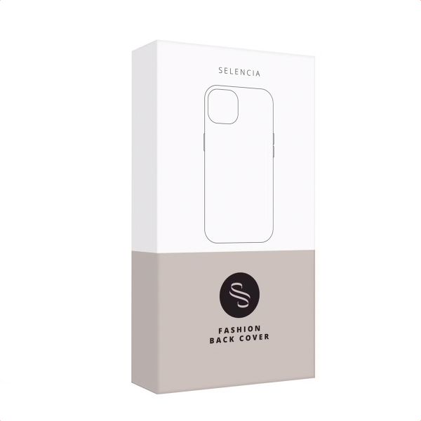 Selencia Sabi Backcover Leopardenmuster mit MagSafe Apple iPhone 16e - Midnight Black