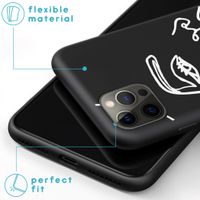 imoshion Design Hülle iPhone 12 Pro Max - Line Art Woman White