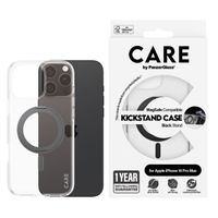 CARE by PanzerGlass Kickstand Case MagSafe für das iPhone 16 Pro Max - Schwarz