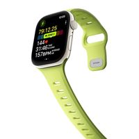 Nomad Tempo Silikonarmband für das  Apple Watch Series 1 - 11 / SE / Ultra (44/45/46/49 mm) - Lime