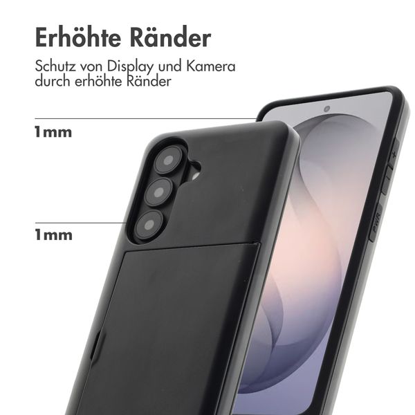 imoshion Backcover mit Kartenfach Samsung Galaxy S26 - Schwarz