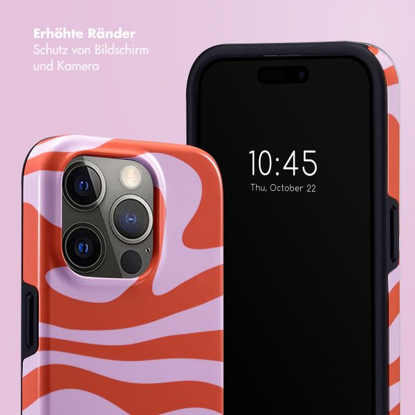 Selencia Vivid Back Cover Apple iPhone 15 Pro - Dream Swirl Pink