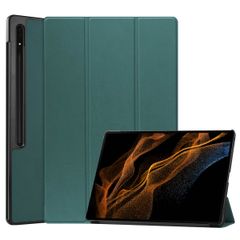 imoshion Trifold Klapphülle Galaxy Tab S8 Ultra - Dunkelgrün
