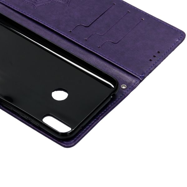 Mandala Klapphülle Violett für das Huawei Y7 (2019)