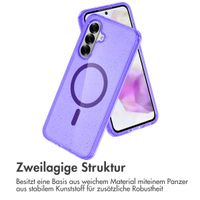 imoshion Glitzer Back Cover mit MagSafe Samsung Galaxy A56 - Glitzer Violett