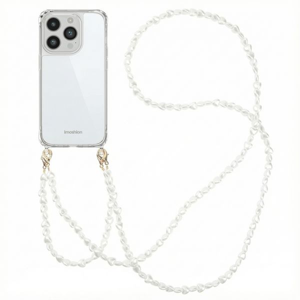 imoshion Back Cover mit Band + Armband Apple iPhone 14 Pro Max - Perlenherzen
