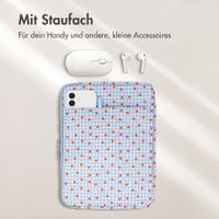 imoshion Design Laptop Hülle 15-16 Zoll - Laptop Sleeve - Cherry Check
