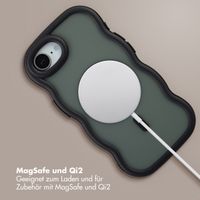 Selencia Wavy Backcover mit MagSafe Apple iPhone 16e - Schwarz