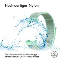 imoshion Nylonarmband für das Fitbit Charge 3 / 4 - Mintgrün