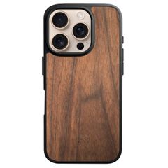 Woodcessories Bumper Case MagSafe für das iPhone 16 Pro Max - Walnut