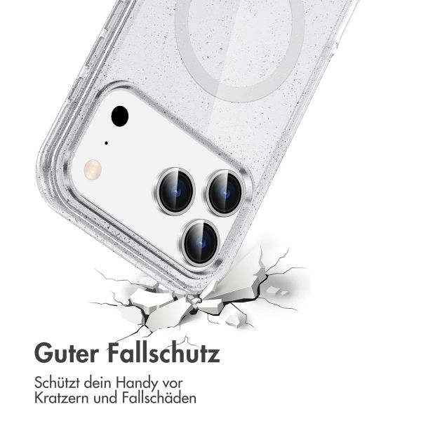 imoshion Sparkle Back Cover mit MagSafe Apple iPhone 17 Pro - Transparent