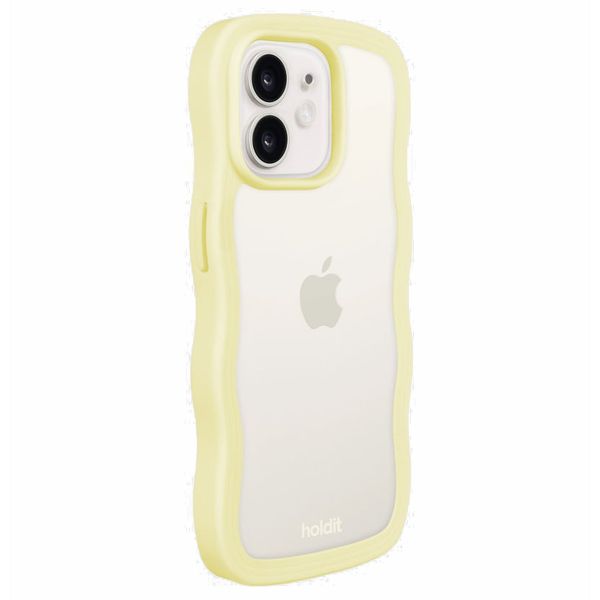 Holdit Wavy Case für das iPhone 12 (Pro) - Lemonade