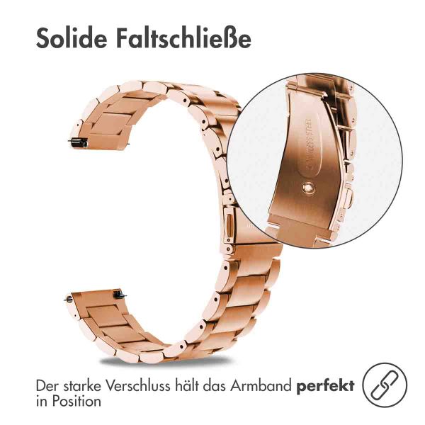 imoshion Edelstahlarmband -   Universelle 20 mm Anschluss - Rosé gold