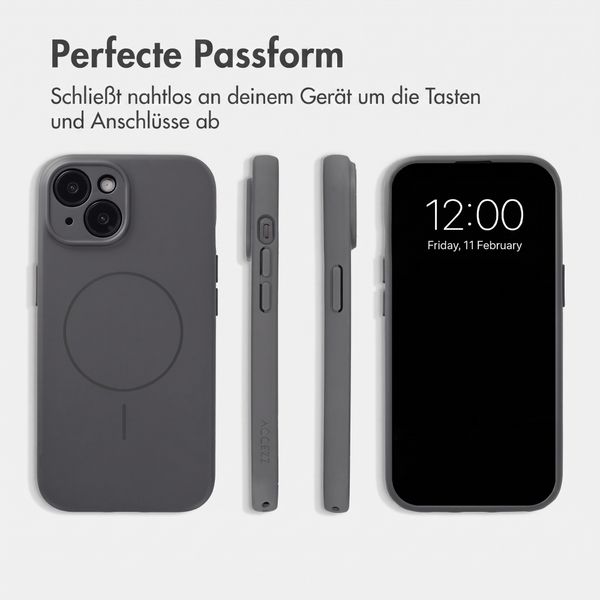 Accezz Grip Backcover mit MagSafe Apple iPhone 13 - Grau